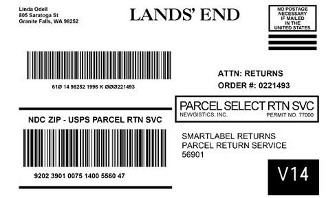 lands end returns phone number.